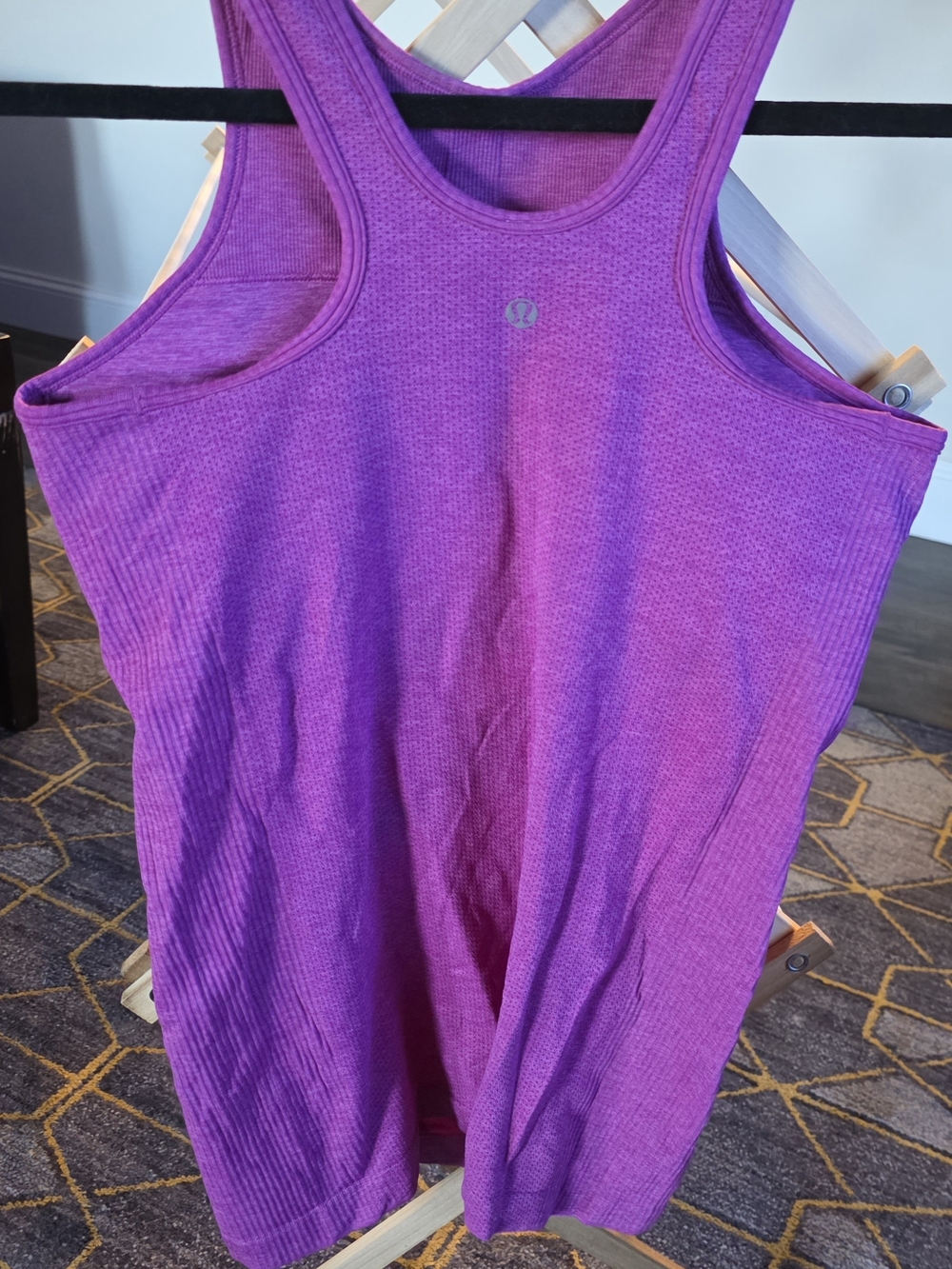 Lululemon Pink Ribbed Racerback Tank